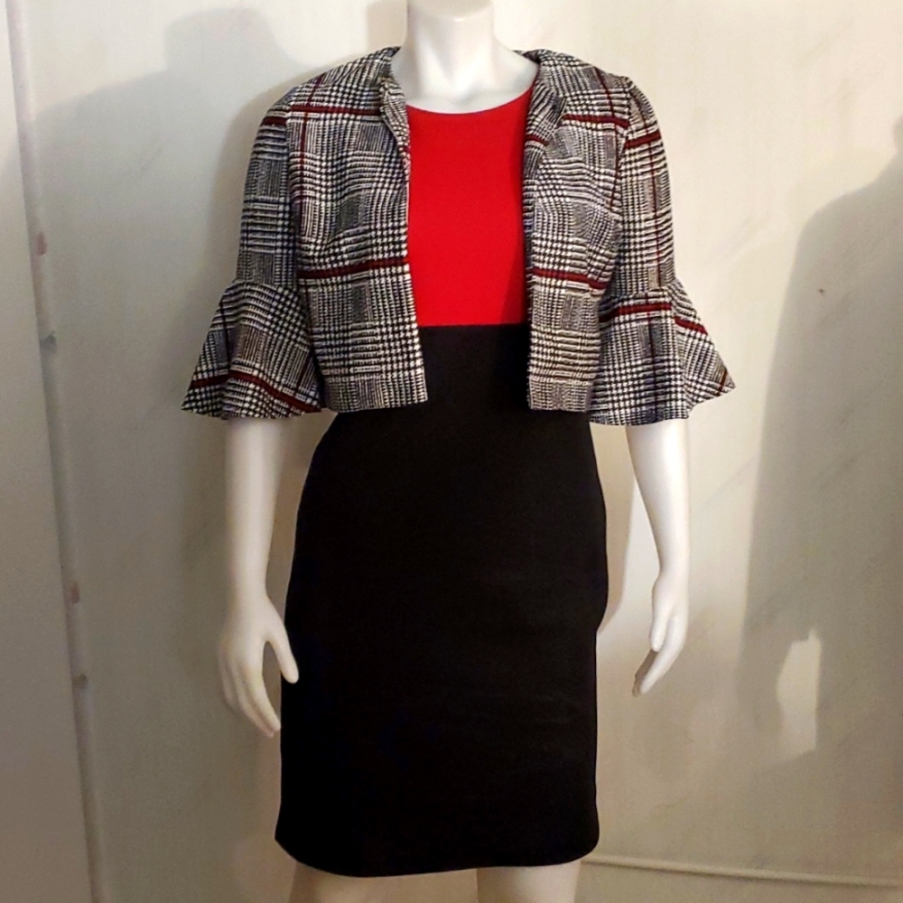 Laura Petite 2-piece set dress and jacket